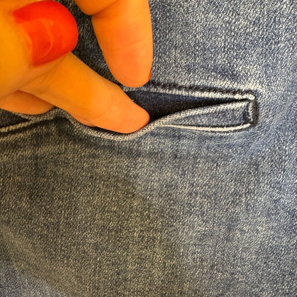 Petal & Pup Blue Denim Wide Leg Sailor Cropped Trouser Jeans Nautical Size 2 - Picture 7 of 7